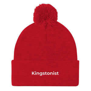 Pom Pom Knit Cap